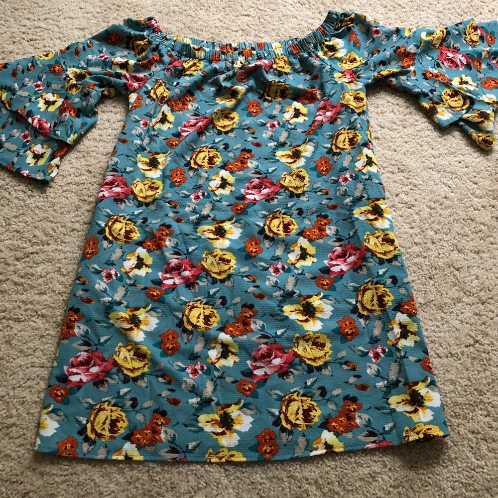 Xhileration off shoulder dress.